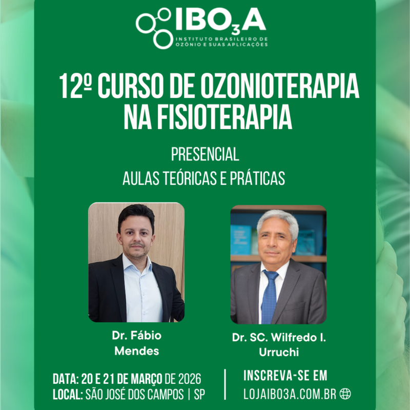 12° Curso de Ozonioterapia na Fisioterapia - Ozonioterapia na Dor