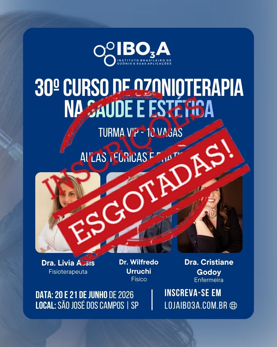 30° Curso de Ozonioterapia na Saúde e Estética