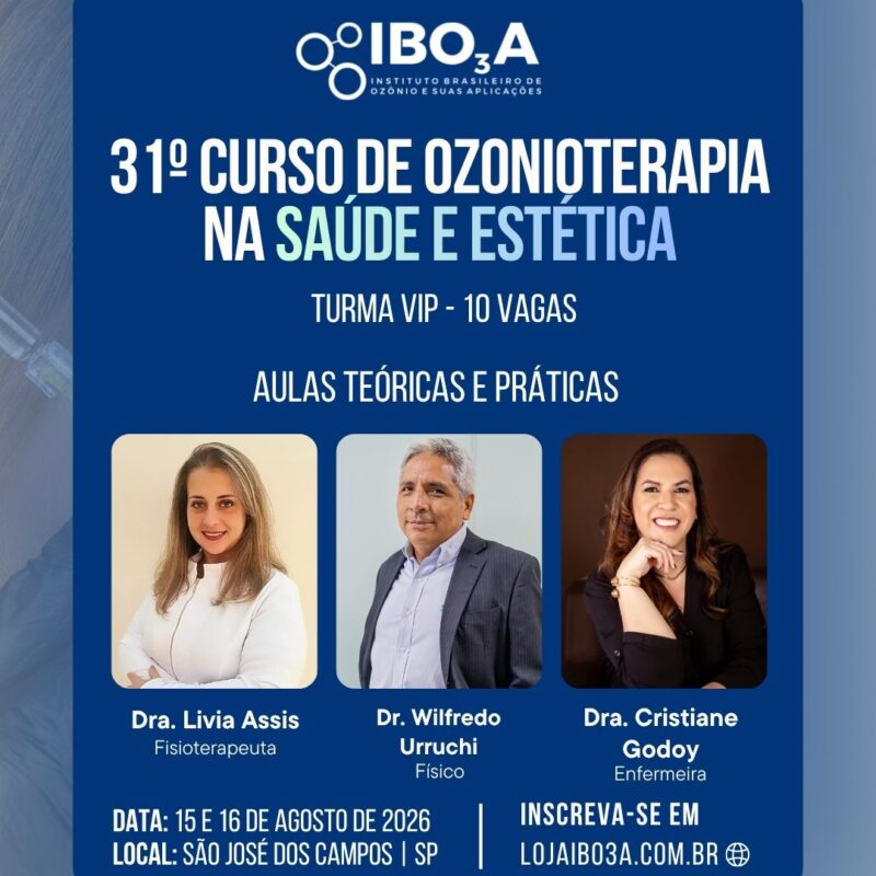 31° Curso de Ozonioterapia na Saúde e Estética
