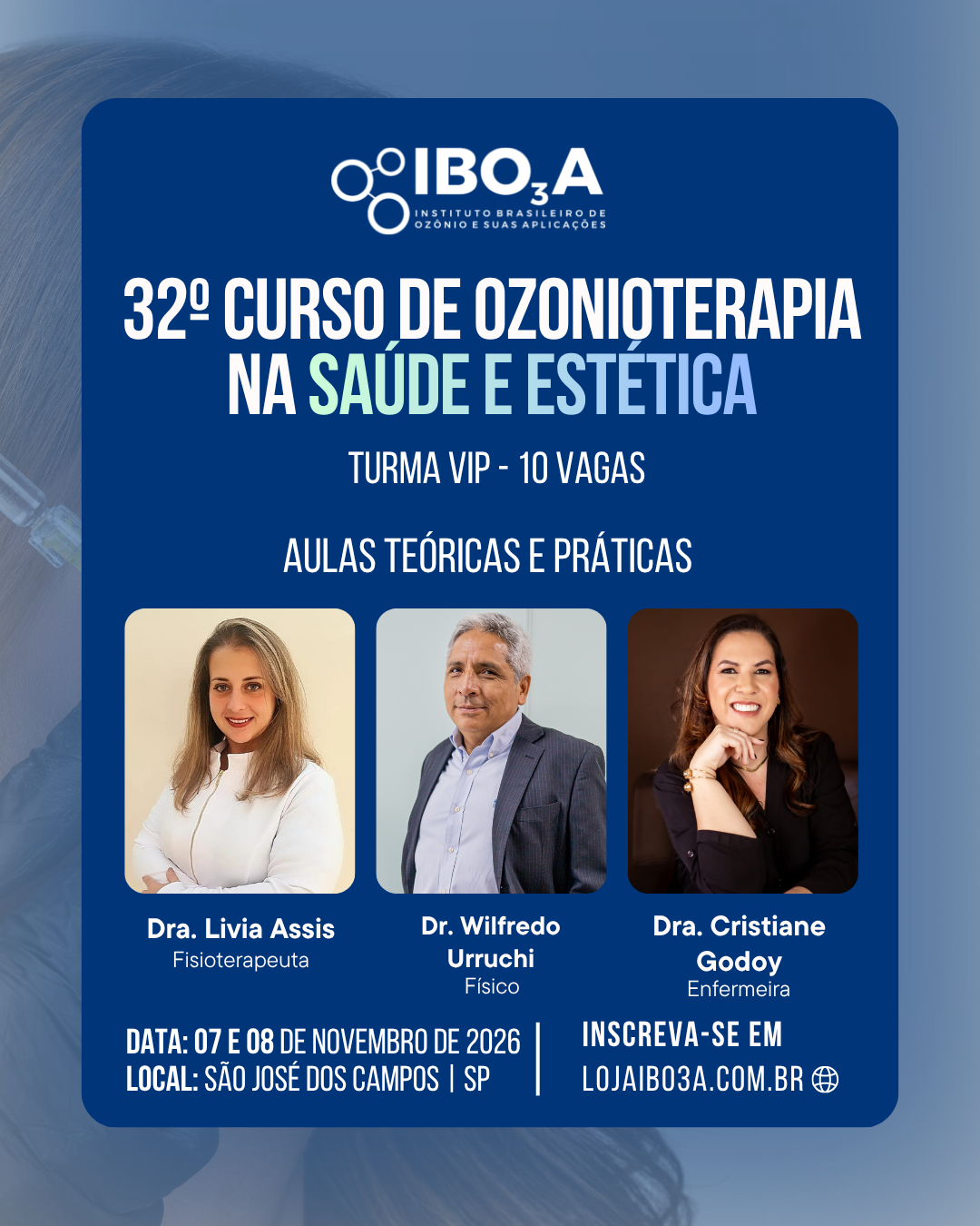 32° Curso de Ozonioterapia na Saúde e Estética