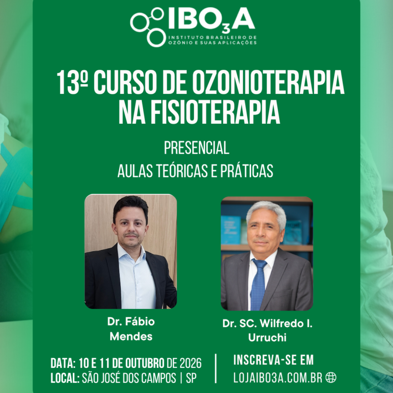 13° Curso de Ozonioterapia na Fisioterapia - Ozonioterapia na Dor